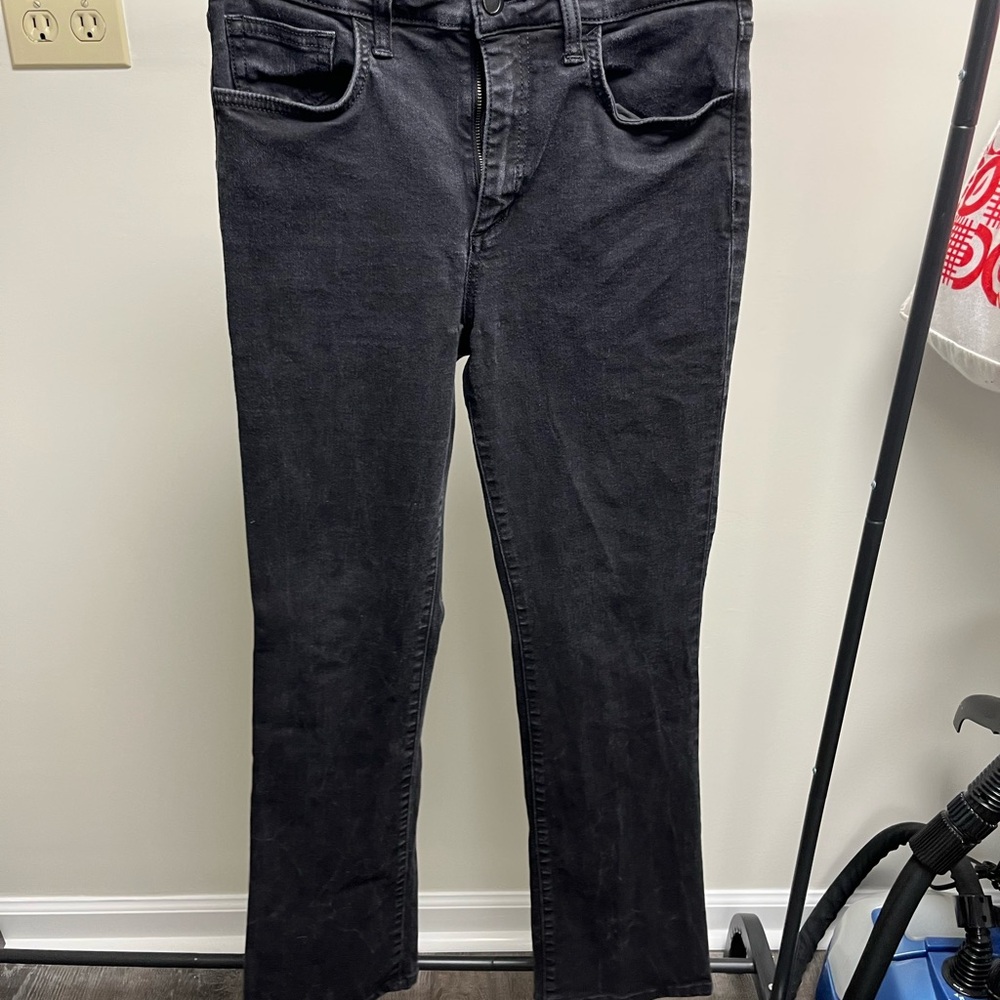 Joes Black Denim High Waist Bootcut Jeans